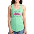 thumbnail image 1 of To The Best Mom Bold Pink   Racerback Tank Women -Image by Shutterstock, Female Small, 1 of 4
