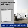thumbnail image 4 of Speravity Interruptor inteligente WiFi, Control remoto inalámbrico, interruptor de cuenta regresiva, hogar, dormitorio, sala de estar, luz, Type4 NO4, 4 of 6