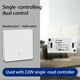thumbnail image 5 of Eigraketly Interruptor inteligente WiFi, Control remoto inalámbrico, cuenta regresiva, interruptor de automatización, interruptores de sala de estar para Herramientas y ferretería 1 Vía Eigraketly TO010015-01, 5 of 6