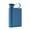 Blue, variant on harmtty 400ml Water Bottle Comfortable Grip Flat Leak-proof Drop-resistant Drinking Japanese Style Kettle Wine Bottle Outdoor Sports