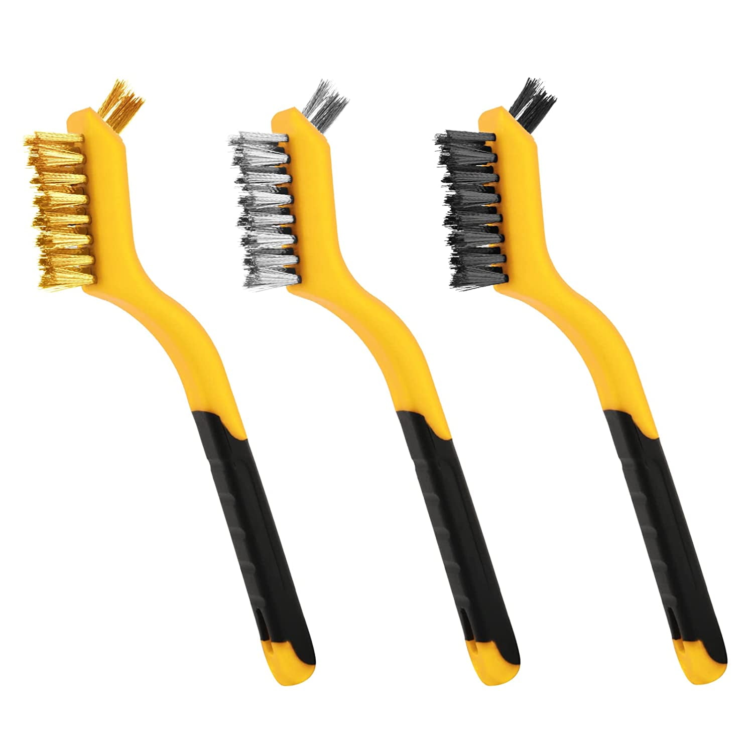 3 Pack Cleaning Brush Detailing Wire Brush Set with Algeria