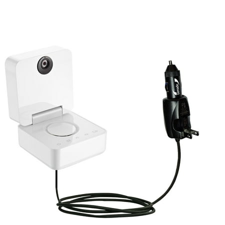 Intelligent Dual Purpose DC Vehicle and AC Home Wall Charger suitable for the Withings Smart Baby Monitor - Two critical functions, one unique