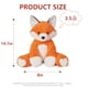 thumbnail image 4 of Peluche pesado Niuniu Daddy Fox de 1,5 kg para niños, 4 of 7