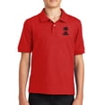 thumbnail image 4 of XQYLOS Tween Boys Girls Aestheti𝐜 Lapel Neck Shirt Short Sleeve Cross Print Tennis School 𝐔niform Collared Tops, 4 of 8
