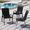 Black, variant on Amopatio Patio Chairs Set of 2, Outdoor Stackable Dining Chairs for All Weather, Breathable Garden Outdoor Furniture for Backyard Deck, Brown