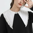 thumbnail image 3 of CAILDANL Lady Half Shirt Blouse Collar Detachable Fake Collar Collar False Collar for Women Girls, 3 of 5