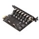 thumbnail image 2 of Tarjeta adaptadora Bling Bling PCIE a USB 3.0 7 puertos 5 Gbps, 2 of 12
