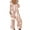 Pink, variant on Birdeem Women Summer European and American Sling Printing Pocket Casual Jumpsuit