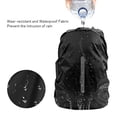thumbnail image 2 of Tapa lluvia impermeable LAMA 2pzs. mochila, protector reflectante prueba lluvia anti-polvo anti-robo M 26L-40L Negra, 2 of 3