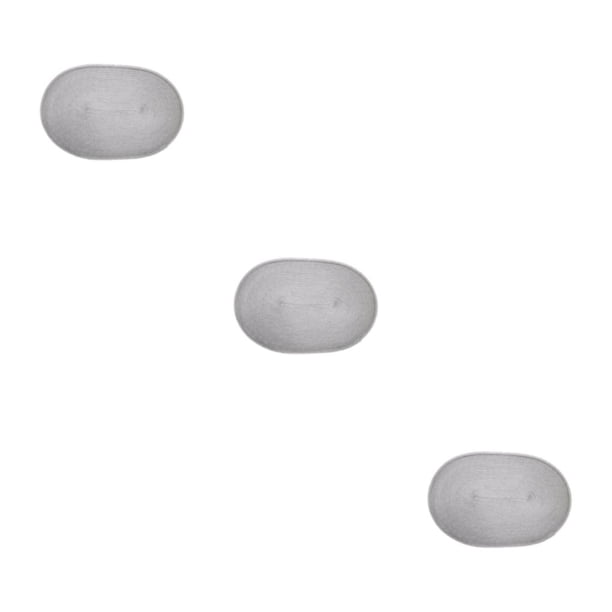 Wosthever Dimensiones apropiadas Alfombrilla para platos para cuencos Impermeable y fácil de limpiar y decorar gris claro Type1 NO1