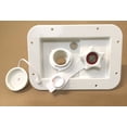 thumbnail image 2 of Valterra White Gravity City Water Fill Dish Check Valve RV Trailer Marine, 2 of 4