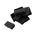 thumbnail image 5 of Cubiertas de patas de silla y mesa de plástico Uxcell de 10 piezas de 30mm x 60mm color negro, 5 of 5