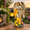 Grey - Angel with Lantern, variant on Stone Grey - Dragon with Lantern Solar- Garden Statue Wall Hanger