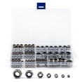 thumbnail image 3 of 170Pcs/Set Stainless Steel Lock Nuts M3 M4 M5 M6 M8 M10 M12 Nylon Insert Kit, 3 of 8