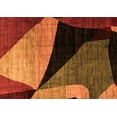 thumbnail image 1 of Ahgly Company Indoor Rectangle Oriental Orange Modern Area Rugs, 5' x 8', 1 of 4