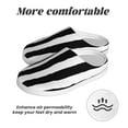 thumbnail image 6 of Fotbe Zebra Pattern Women's Fuzzy Curly Fur Memory Foam Loafer Slippers Indoor Outdoor Slippers Winter Home Shoes-39/40, 6 of 7