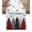 Red, variant on Ldtrchee Pink Grey Christmas Tree Table Runner 36 Inches, Xmas Tree Snowflake Bed Runner Dresser Scarves Tabletop for Indoor Outdoor Parties/Ceremony/Banquet, 13"x 36"
