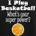 thumbnail image 3 of CafePress - I Play Basketball What’S Your Super Power? Pajamas - Women's Short Sleeve Print T-Shirt and Pants Dark Cotton Pajama Set, 3 of 7