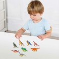 thumbnail image 3 of Dinosaur Set Fine Texture Comfortable Touch Realistic Dinosaur Figure Toy for Kids and Toddler Education Dinosaur + Scene, 3 of 4
