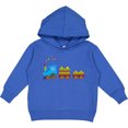 thumbnail image 2 of Inktastic Colorful Toy Train Toddler Hoodie, 2 of 4
