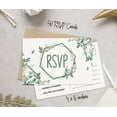 thumbnail image 4 of Inkdotpot RSVP Postcards (Set Of 50) 4"X6" Blank With Mailing Side,RSVP Reply Response Cards For Wedding Greenery Print Return Cards, 4 of 5