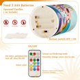 thumbnail image 5 of Yayeee Flameless Candles with Remote Flickering Battery Operated Multi Color Changing, Abstract Painting, 5 of 7