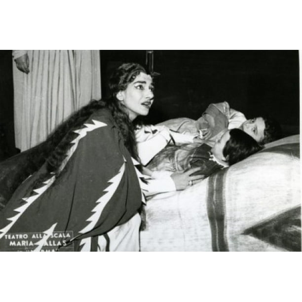 Maria Callas La Scala Theatre Poster Print (24 x 36) - Walmart.com ...