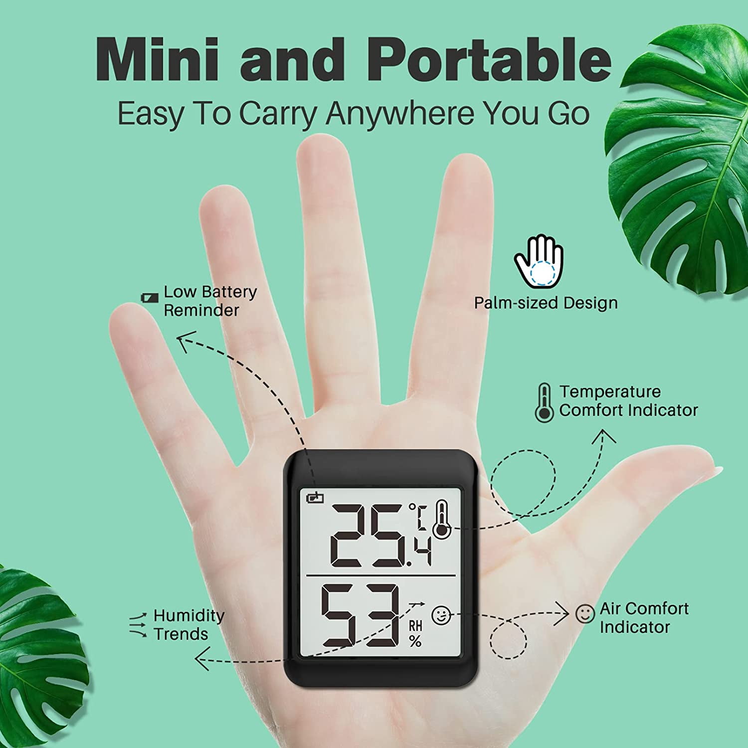 Buy Accurate Digital Hygrometer Thermometer 2.3 Large Display Trend