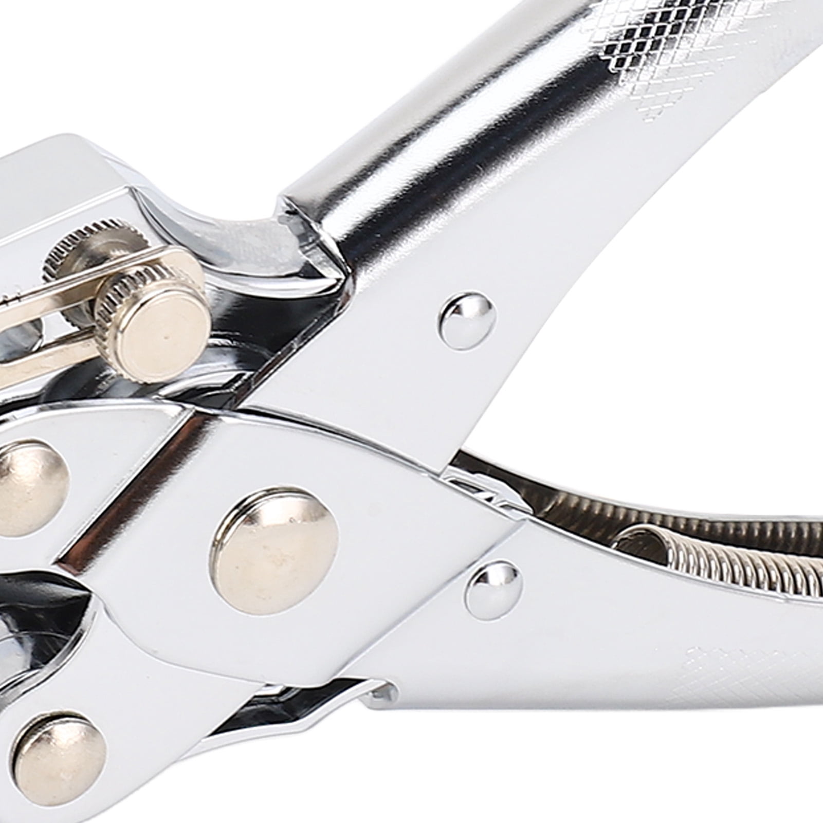 YAHHU 5mm Single Hole Puncher Heavy Duty Metal Handheld Paper Punch Tool for A4 Paper 30 Sheets