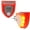 Red-2, variant on Aolyty 90DB Solar Strobe Warning Light, 4 Modes, IP65 Waterproof, Black