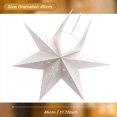 thumbnail image 4 of Hanging Paper 7 Pointed Star Lantern, Christmas Hanging Star Decorations for Christmas Wedding Birth, 4 of 5