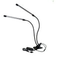thumbnail image 1 of pitrice DC 5V USB Powered Full Spectrum LED Plant Grow Light Flower Fruit Grow Lamp with Desktop Clip Single Tube 20LED 5W, 1 of 7