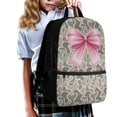 thumbnail image 3 of Bulopur Camo Pink Bow Kids Backpack Set 5 Pcs Soft Book Bag with Lunch Bag, Pencil Case, Water Bottle Cover and Wrist Strap for Country Girly Girls Ages 6-12, 3 of 8