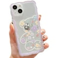 thumbnail image 5 of Compatible with iPhone Xs Max Case Cute Cartoon Floral Butterfly Design for Women Girls Aesthetic Kawaii Slim Soft TPU Transparent Cover for iPhone Xs Max 6.5 inch (Blue), 5 of 15