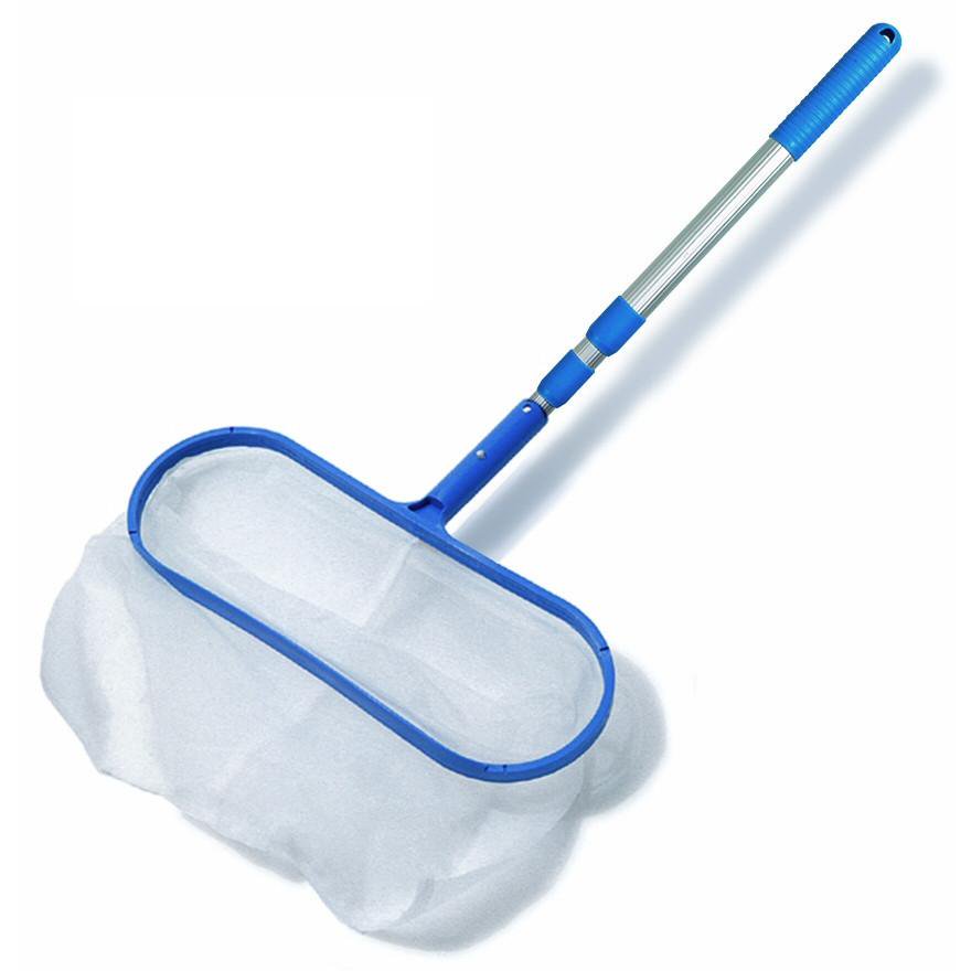 Deep Leaf Swimming Pool Rake with Telescopic Aluminum Pole