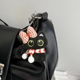 thumbnail image 4 of Vibrant Plush Key chain Soft Plush Black Keychain Elegant Pendant Adornment for Bags and Accessories, 4 of 4