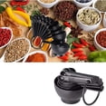 thumbnail image 4 of 10Pcs Stylish Set of Measuring Cups &amp; Spoons, Black, Designed for Baking &amp; Cooking Perfection, 4 of 4