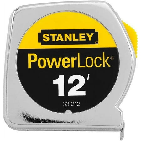 Stanley Hand Tools 33-212 12' PowerLock Tape Measure With Stud Markings Every 16"