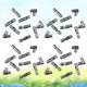 thumbnail image 2 of WORGEOUS 50pcs 5x25 Heavy Duty bisagra cilíndrica bisagras del resorte metal creativo Bisagra para caja de joyería (plata), 2 of 7