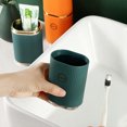 thumbnail image 3 of ZheElen Waterproof Toothbrush Cup Stylish Multi-functional And Eco-friendly Easy To Clean Portable Toothbrush Modern Organizer orange 1Set, 3 of 6