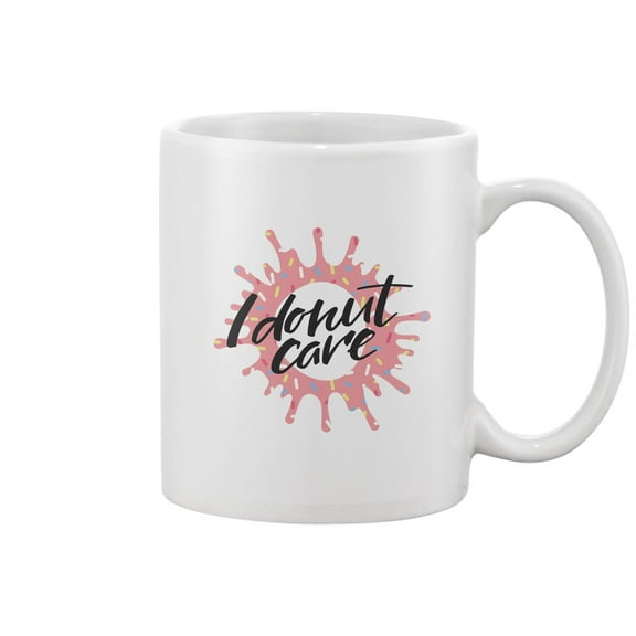 I Donut Care Design Mug -Image by Shutterstock