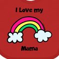 thumbnail image 4 of Inktastic I Love my Mama Boys or Girls Baby Bib, 4 of 4