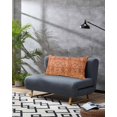 thumbnail image 3 of Boho Orange Pillow Covers King Size, Country Style Bohemian Floral Retro Tribal Soft Bed Throw Pillowcases Breathable Cooling Long Lumbar Body Pillow Sham Cover for Bed Sofa 20''x40'', 3 of 7