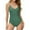 C187/Green, variant on Womens One Piece Swimsuit Women's Solid Color Swimsuit Slim Fit Backless Swimwear Summer Beach Swimwear