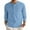 Light Blue, variant on Kixjoy Waffle Long Sleeve Shirts Men Oversized Baggy Henley Shirt Casual Thermal Button Down Tops Basic Fashion Lightweight Mens T-Shirts, Light Blue 2XL