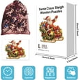 thumbnail image 4 of 200Pcs Christmas Santa Claus Sleigh Wooden Jigsaw Puzzles for Adults 12.2x11.2inch Gifts Snowflakes Colorful Unique Animal Shaped Jigsaw Puzzles for Holidays Birthday, 4 of 7