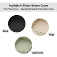 thumbnail image 3 of 7-Piece Braided Polyester Drawer Divider Set - Sage Green, 3 of 8