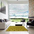 thumbnail image 7 of Ahgly Company Machine Washable Indoor Round Transitional Dark Yellow Green Area Rugs, 7' Round, 7 of 7