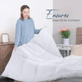 thumbnail image 4 of Comforters Queen Size All Season Duvet Insert Down Alternative Box Stitched Bed Comforter with Corner Tabs Machine Washable (), 4 of 8