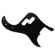 thumbnail image 3 of Guitarra De De 3 Capas Pickguard Scratch Plate Para Bajo Eléctrico Black CUTICAT Golpeador de 3 capas, 3 of 8